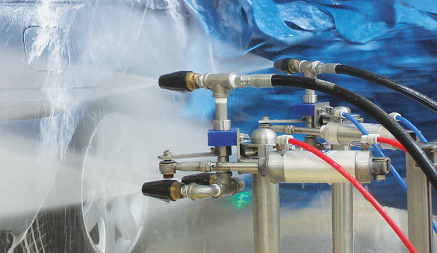 Pivoting Wheel Blaster