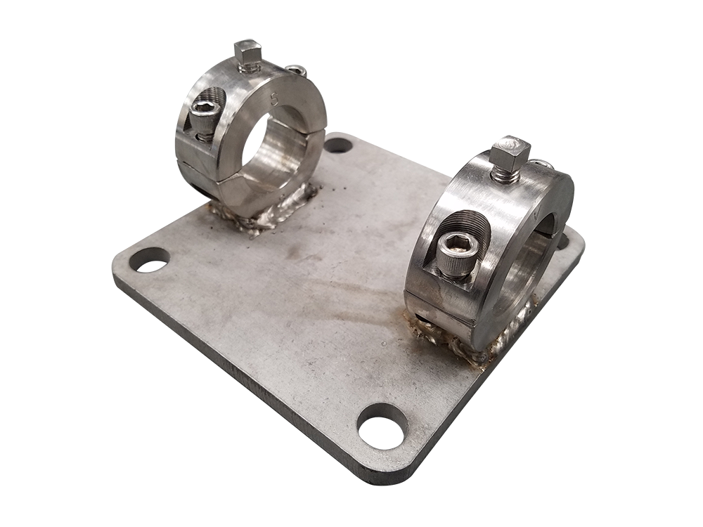 0000653 mounting plate for top brush counterweight