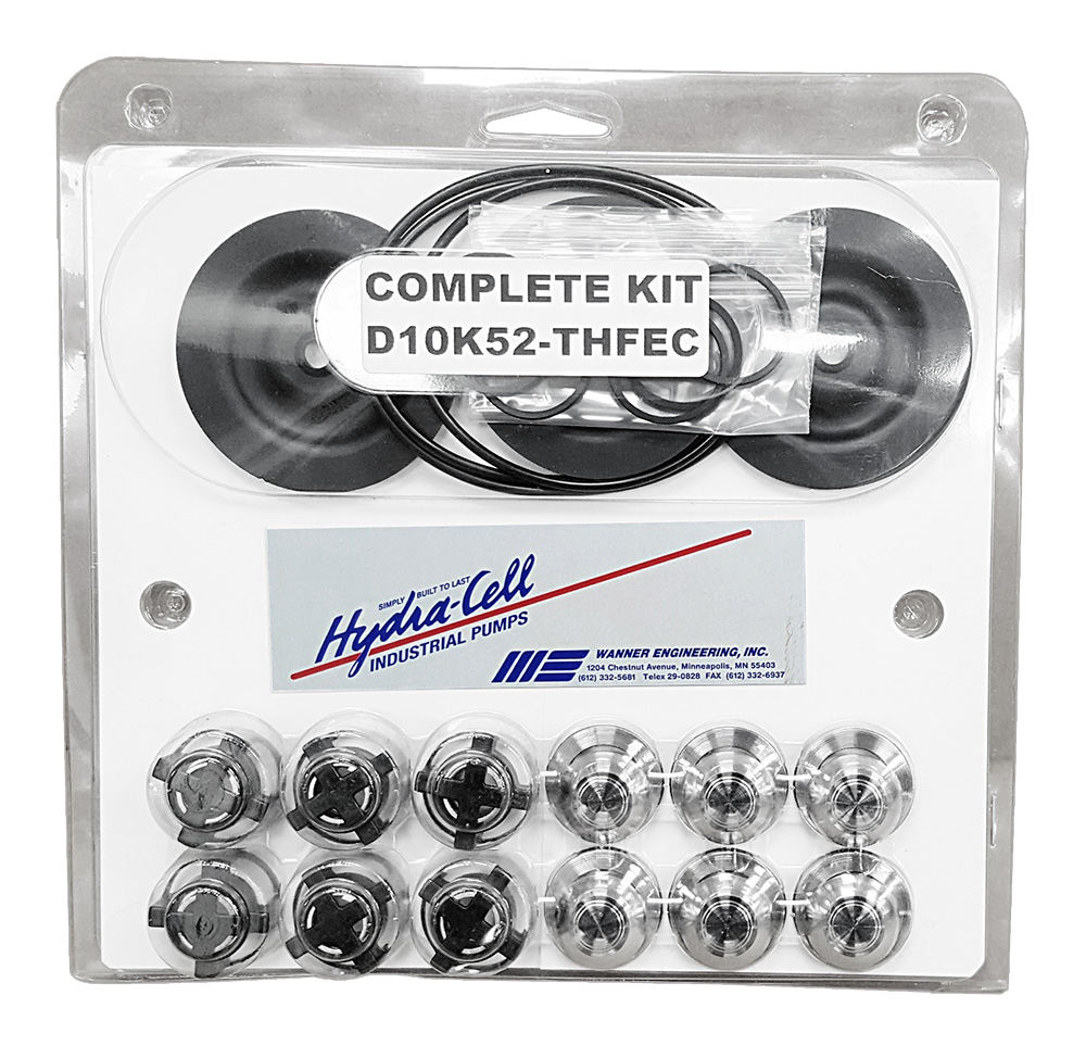 0000774 complete fluid end repair kit hydra cell d10 pump
