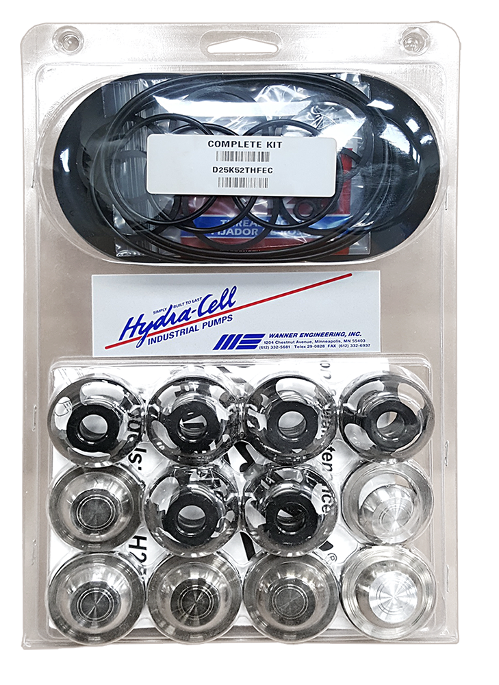 0000776 repair kit fluid end complete for h25 wanner pump