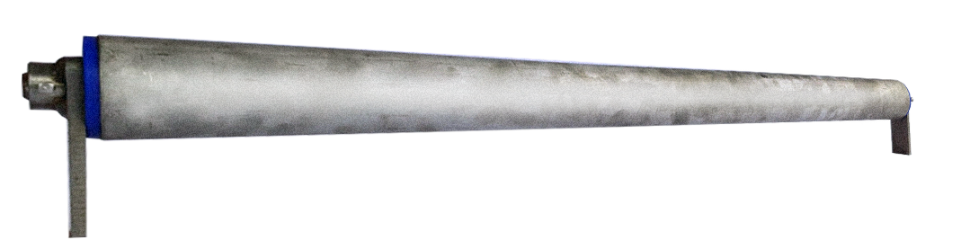 0000798 set roller correlator guide rails 2 12 sch 20 pipe ss