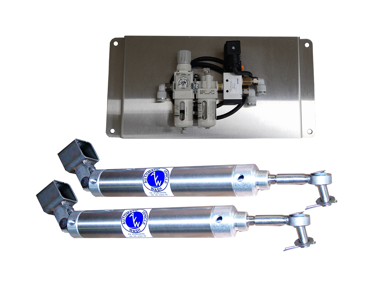0000870 tire washer retract kit set includes air panel cylinders